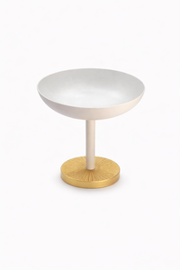 ชามใส่ผลไม้สีขาวทองสำหรับโรงแรมหรู ชามเสิร์ฟสไตล์โบราณ ราคาขายส่ง - Product Image 4