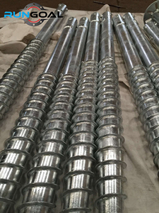 RUNGOAL No Concrete Easy <strong>Installation</strong> Adjustable Ground <strong>Screw</strong> Helical <strong>Pile</strong> for Container House Modular Building Foundation - Product Image 5