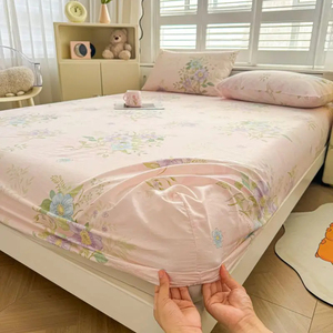 Sábana Ajustable de Algodón Estampada Personalizada, 500 Hilos, Transpirable, para Todas las Estaciones, para Adultos, Sólida, Ultra Suave, Hilo 40s, Moderna, para Uso Hospitalario - Product Image 3