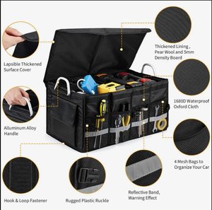 Organizador de Maletero de Coche de Lujo Personalizado, Cajas de Almacenamiento Multiusos para SUV y Camionetas, para Viajes y Picnics - Product Image 5