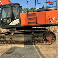 Excavatrice hydraulique d'occasion Hitachi ZX470LCH-5G 47 tonnes pour travaux de construction