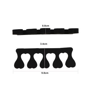 Separador de dedos desechable, herramienta de fijación para manicura, esponja de algodón especial para pedicura con forma de corazón - Product Image 4