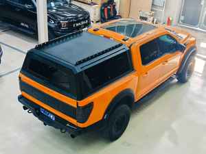 Cubierta Modular de 3 Puertas de Vidrio Completo para Camioneta Pickup, Tapa Rígida de Vidrio Templado Gris Ahumado con Certificación 3C - Product Image 6