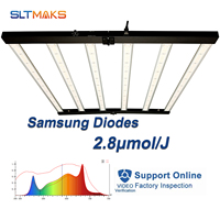 Sltmaks Full Spectrum Kweeklampen Opvouwbare Indoor Kas Bloeien 720W Samsung Grow Bar Leds Voor Planten
