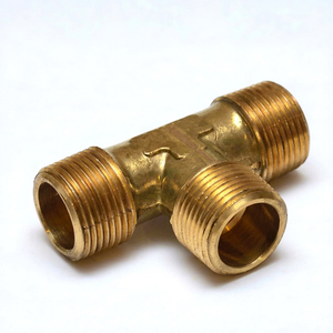 Conector en T de Latón Macho para Tubería, Forjado, Baja Presión, Resistente a la Corrosión, Roscado de Precisión en Pulgadas BSP NPT BSPT, Accesorio de Tubería ODM (AOL-026) - Product Image 2