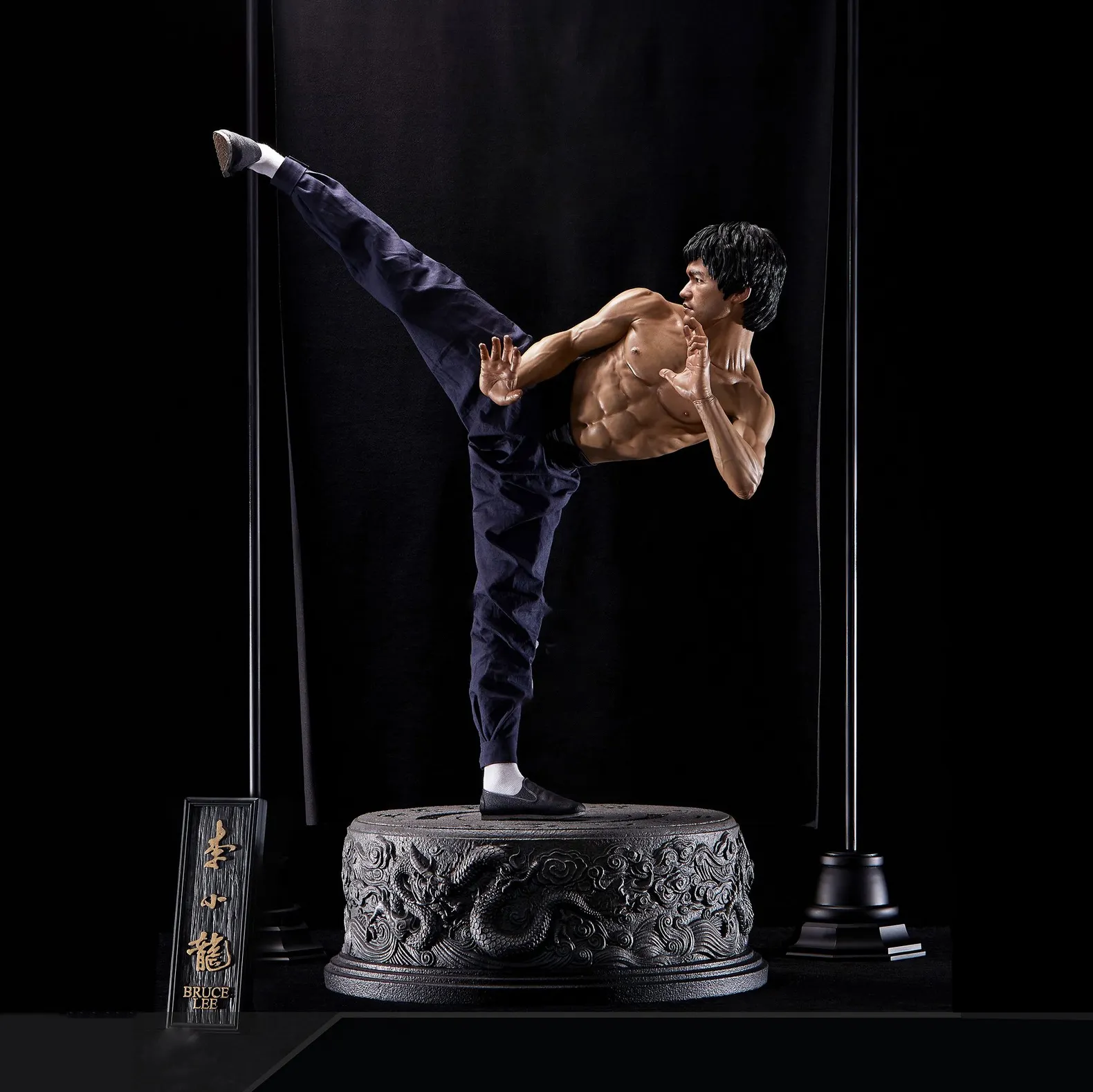 movie figures for shf Bruce Lee Statue Death Game 75th Anniversary action Figure Model Doll figurines Kung Fu Decoration Toy