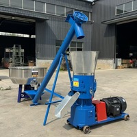 Machine à granulés d'aliments pour animaux de haute productivité 200 kg/h 220 V, nouvelle machine à granulés pour volailles et porcs, pour usage domestique