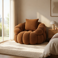 Exportierbares, anpassbares Sofa-Set: Leichtgewichtig, kompakt, CE-zertifiziert, umweltfreundlicher Stoff, geschwungener Hochdichteschaumstoff für Schlafzimmer