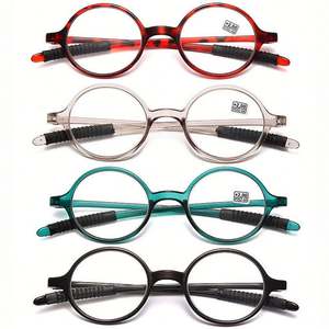 Gafas de Lectura Redondas con Bisagras de Resorte Ultraligeras para Presbicia, Lentes de Aumento para Hombres y Mujeres al por Mayor - Product Image 1