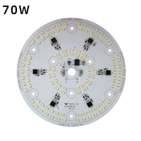Module LED DOB PCBA à haute efficacité 70W AC 220V 120 LM/W Ra80 IP20 pour projecteur LED, projecteur, éclairage d'usine, approvisionnement direct