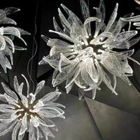 Lustre de style italien art moderne verre nouveau lustre pour salon chambre luxe nouveau lustre moderne