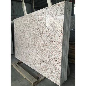 Éclats de pierre artificielle blanche de grande taille, Direct d'usine, comptoir de Table, dalle de Terrazzo en béton - Product Image 6