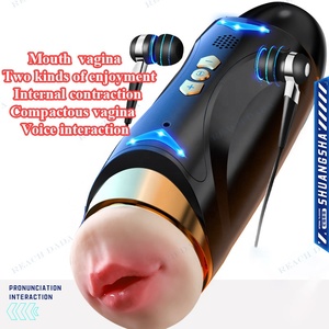Masturbateur électrique de poche rechargeable pour adultes, double tête, étanche, certifié CE, pour usage oral et vaginal, vente chaude - Product Image 5