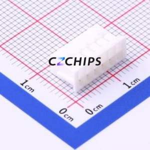 P2020-2x6P Housing (Wire-to-Board / Wire-to-Wire) P=2mm Connector ( Jack Structure: 2x6P )( Pitch: 2mm )( Row Spacing: 2mm ) - Product Image 1