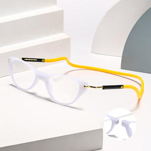 All'ingrosso occhiali presbiti a magnete forte trasparente in acetato girevole occhialini in pietra uomo specchio colorato per presbiopia - Product Image 3