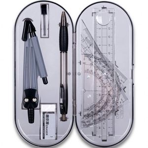 Lot de fournitures scolaires de géométrie mathématique de haute qualité en gros : règles et compas de dessin - Product Image 3