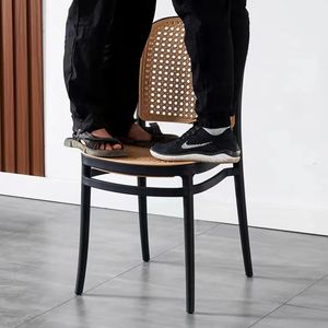 Hot <b>Sale</b> Outdoor Garden Furniture <b>High</b> <b>Back</b> Plastic Restaurant Stackable Dining <b>Chairs</b> - Product Image 5