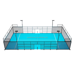 Cancha Deportiva Panorámica <span class=keywords><strong>de</strong></span> Pádel QF PRO con Acero Galvanizado en Caliente para Clubes Interiores y Exteriores - Product Image 1