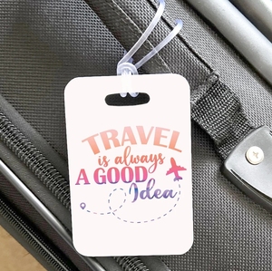 Étiquettes de sac de valise en PVC en plastique dur personnalisées de haute qualité - Product Image 1