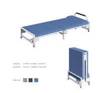 Chaise pliante double avec appui-tête, portable, pour le bureau et l'école, version légère, structure en acier stable