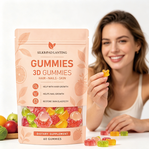 Gomitas 3D para Cabello, Uñas y Piel, 60 Unidades, Gomitas de Biotina para la Belleza, Sin Gluten, Sin OMG, Aptas para Vegetarianos - Product Image 1