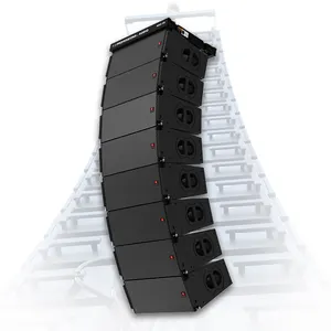 Single 6 inch outdoor sound system line array powered speakers