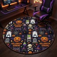Tapis 3D personnalisé pour Halloween, tapis de sol avec crâne de momie, décoration effrayante