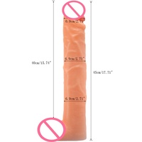 Nuevo Modelo de Dildo Realista para Adultos, Tapón Anal Grande, Silicona Líquida Suave, Dildos con Correa de PVC para Parejas, Productos para el Clímax y la Masturbación