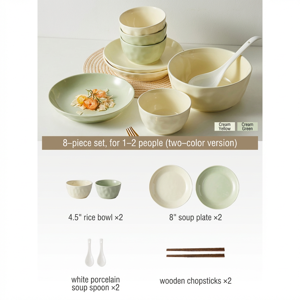 8 sets mixed color-ordinary packaging