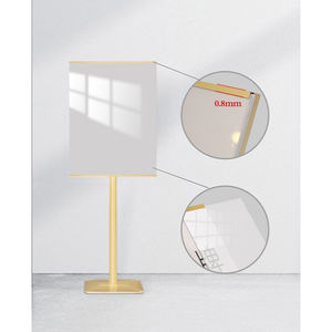 Muestra menú soporte 29 pantalla ancha de 21,6 pulgadas pedestal de aluminio soporte de señal suelo de pie carga superior fácil de abrir - Product Image 4