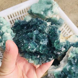 Mẫu Vật Đá Thạch Anh Thô Tự Nhiên Bán Sỉ Cụm Fluorite Xanh Tinh Thể Thô Chữa Bệnh - Product Image 4