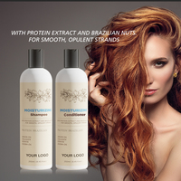 Ensemble de shampooing et d'après-shampoing pour cheveux, marque privée, huile d'argan, shampoing marocain, bouteille OEM