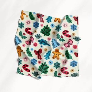 Pañuelo de seda para mujer, pañuelo de seda con impresión personalizada, venta al por mayor de pedidos pequeños, impresión digital, cinta para el pelo, pañuelos para asas de bolsos - Product Image 2