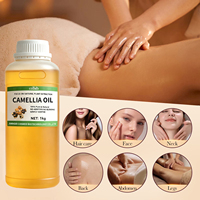 Minyak Biji Kamelia Murni Cold Pressed Grosir dalam Jumlah Besar, Kelas Kosmetik, Minyak Pembawa Premium untuk Perawatan Rambut dan Menutrisi Kulit