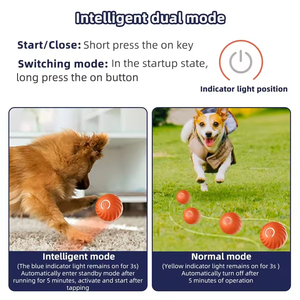 Juguete para Perros y Gatos, Bonito <span class=keywords><strong>e</strong></span> Inteligente, en Oferta 2025, Recargable por USB, Automático, Resistente a Mordidas, de PC+TPR, Pelota de 52 mm - Product Image 4