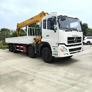 รถเครนติดตั้งบนรถบรรทุก Dongfeng 8X4 20 ตัน แบบไฮดรอลิก บูมตรง พร้อมอุปกรณ์ยกไฮดรอลิก - Product Image 4