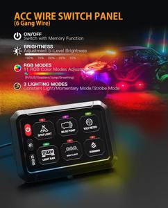 <span class=keywords><strong>6</strong></span>-Gang-Touchscreen-Schalttafel mit LED-Anzeige - Product Image 6