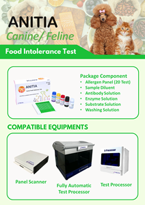 Kit de Prueba Cuantitativa IgG Específica para Alergias Alimentarias Caninas/Felines, Tira Reactiva para Sensibilidad a Alimentos para Mascotas y Prueba de Sensibilidad a la Dieta Felina - Product Image 4