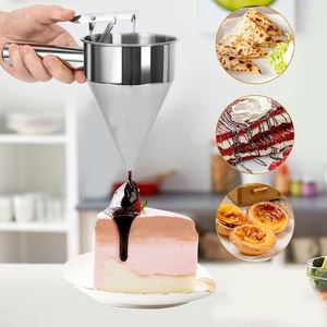 Dispensador de masa para panqueques de acero inoxidable al por mayor con soporte para Takoyaki y repostería - Product Image 2