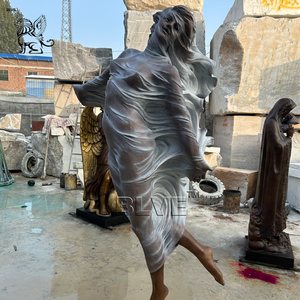 BLVE yaşam boyutu yunan roma tarzı açık bahçe Modern dekor Metal sanat kız <span class=keywords><strong>Lady</strong></span> heykeli bronz kadın heykel - Product Image 3