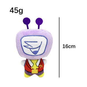 Nuevo Peluche <span class=keywords><strong>de</strong></span> Tenna, Muñeco <span class=keywords><strong>de</strong></span> Peluche Triangular con Runas <span class=keywords><strong>de</strong></span> TV Man - Product Image 5