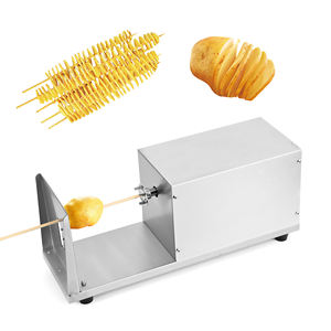 Cortadora de patatas pequeña Tornado eléctrica de acero inoxidable con eficiencia de seguridad de alta calidad con máquina para hacer torre de patatas - Product Image 1