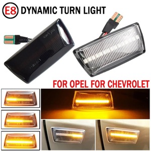 Lámpara indicadora de luz de señal de marcador lateral LED dinámico para <span class=keywords><strong>Opel</strong></span> Zafira <span class=keywords><strong>B</strong></span> MK2 2005-2014 Corsa D MK4 <span class=keywords><strong>Meriva</strong></span> <span class=keywords><strong>B</strong></span> MK2, 2 uds. - Product Image 3