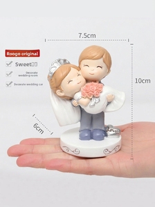 Adorno de Escritorio Hecho a Mano de Resina Creativa Nórdica <span class=keywords><strong>para</strong></span> Habitación de Novios, Regalo de Boda <span class=keywords><strong>para</strong></span> Mejores Amigos - Product Image 2