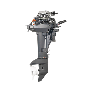 Moteur marin 2 temps 9,8 CV pour pêcheurs, compatible avec le moteur de bateau d'origine T0HATSU et les pièces détachées - Product Image 3