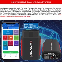 Software de Actualización Gratuita 2025, KONNWEI KDIAG Bluetooth, Escáner de Automóviles Bidireccional de Sistema Completo, Lector de Códigos ABS