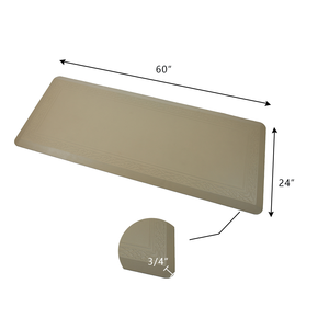 Tapis de sol modernes en PU anti-fatigue, lavables, doux et rembourrés, grande taille, pour l'industrie, le bureau, la cuisine et le travail - Product Image 1