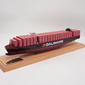 Modello di Nave Cargo DALIMARO Personalizzato 45cm Scala 1:888 Modello di Nave Portacontainer di Alta Qualità per Regalo Aziendale - Product Image 1