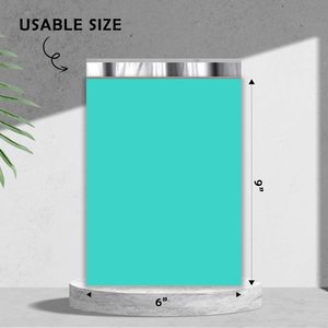 Teal Poly Mailers 6x9 Inch, 200 Pack. Strong Self-Adhesive Waterproof Shipping <b>Envelopes</b> for Mailing & Packaging - Product Image 6