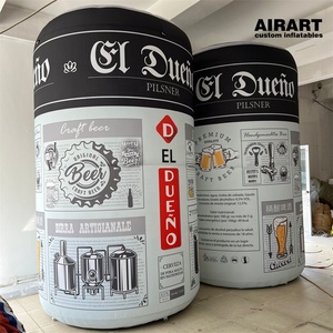 Lata de cerveza inflable gigante superventas para actividades de promoción de supermercados, lata de cerveza <span class=keywords><strong>Guinness</strong></span> personalizada - Product Image 4